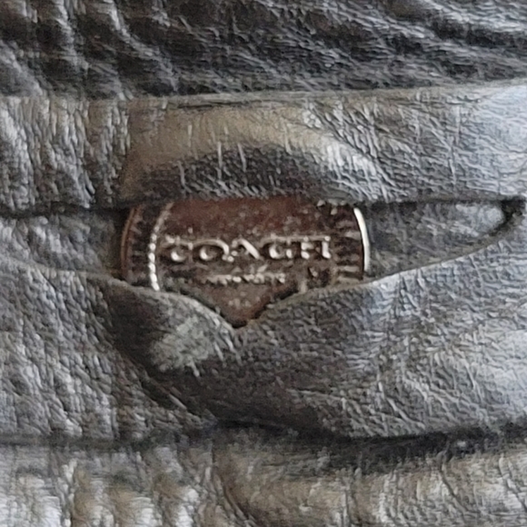 COACH Nicola Leather Penny Loafer Size 6  in Black - Picture 8 of 10